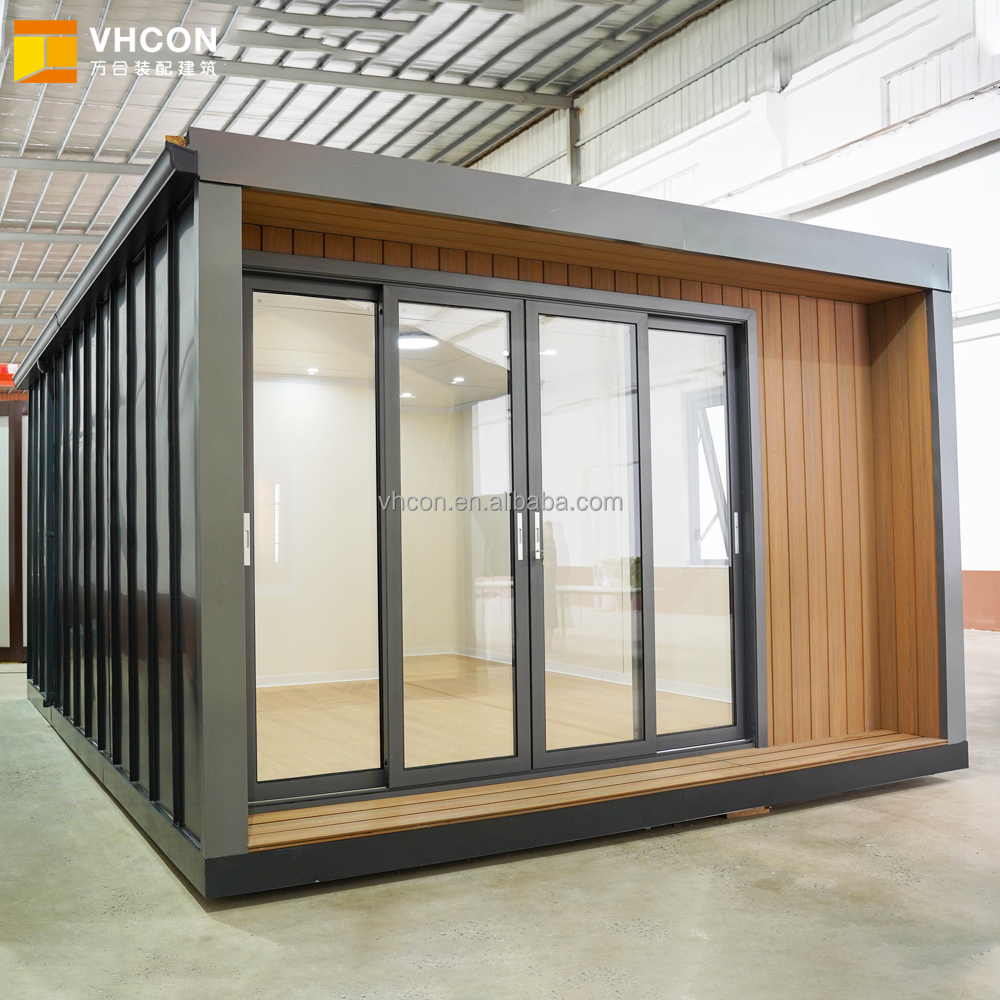 Modern Modular Light Steel Prefab Cabin with Bathroom for Backyard Living and Guest House