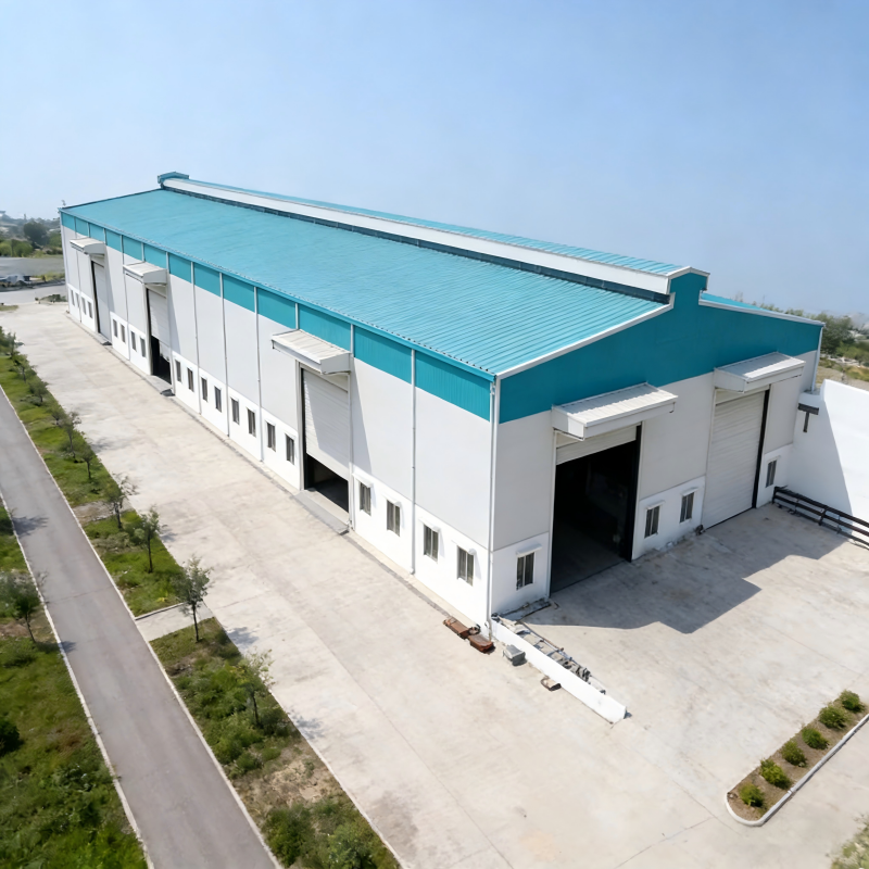 Customized Modern Multi-storey Steel Structure Building Prefabricated Commercial Office &amp; Warehouse Eco-friendly