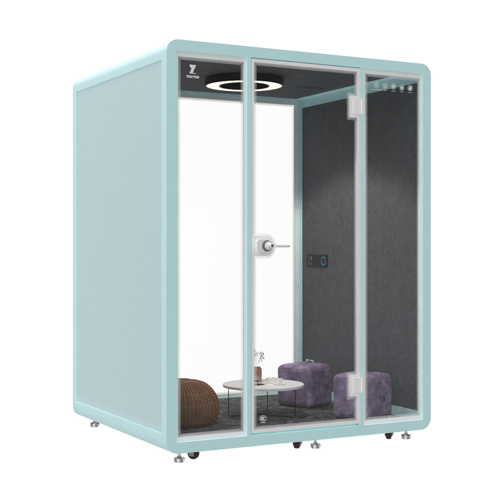 Customized for Educational Application Soundproof Booth Soundproof Mini Classroom Booth Online Learning Pod with Power Supply