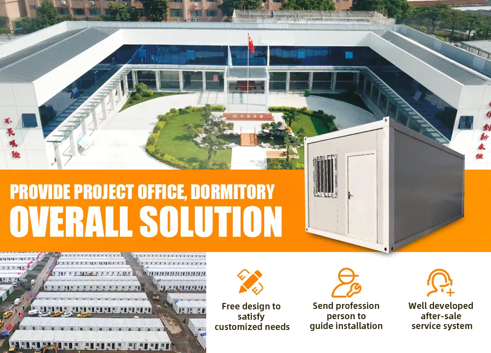 Storage 20FT Low Cost Prefabricated Home Office Shipping Portable Luxury Living Modern Modular Flat Pack Manufactured Shipping Prefab Container House