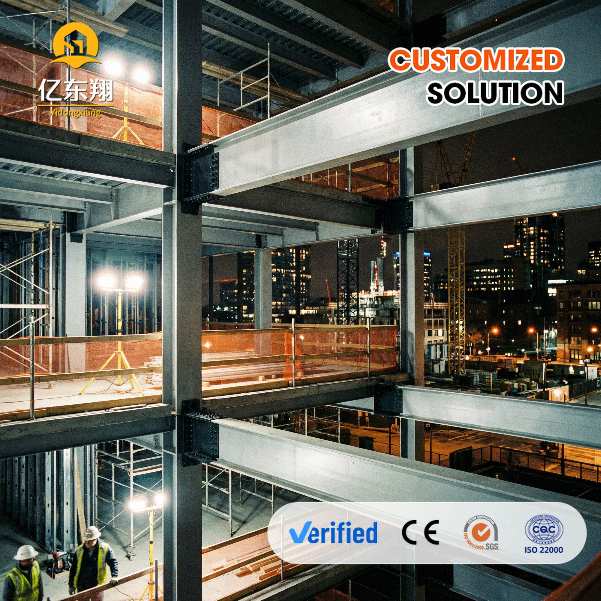 High Quality Multi-story Modular Steel Structure Apartment for Labor Camp and Worker Accommodation Projects