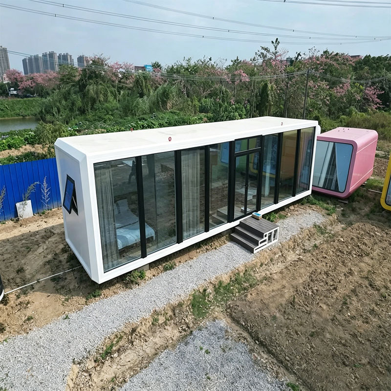 Mobile Modular Commercial Hotel Container Room Prefabricated Two-story Capsule Room Prefabricated Small House