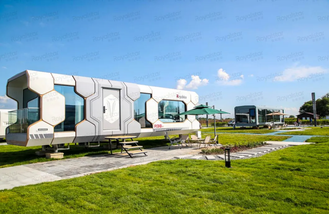 Outdoor Eco-Capsule House Pods Prefabricated Modular Space Capsule Rooms Cabin Container