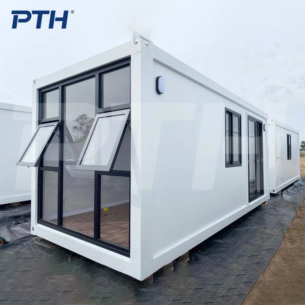 Glass Wall Luxury Modern Living House Prefabricated Flatpack 20 FT Modular Hotel Sandwich Panel Office Container Home Container House Modular Office Classroom