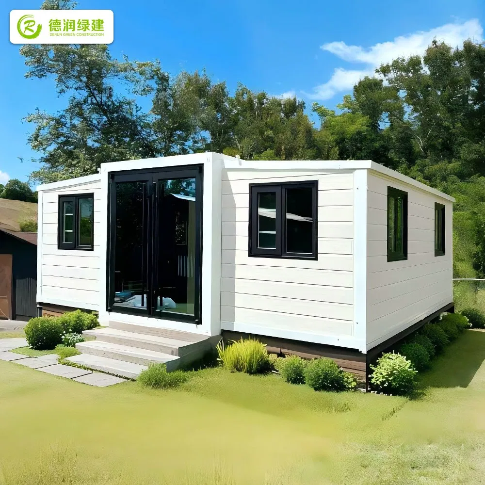 40FT Expandable Container House 2 Bedroom Modular Prefab Home for Backyard Office