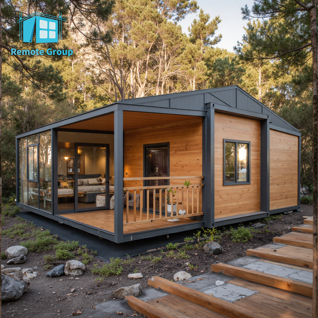 Remote Hot Sale Luxury Prefabricated House 40ft House Sleeping Container House for Hotel for Outdoor