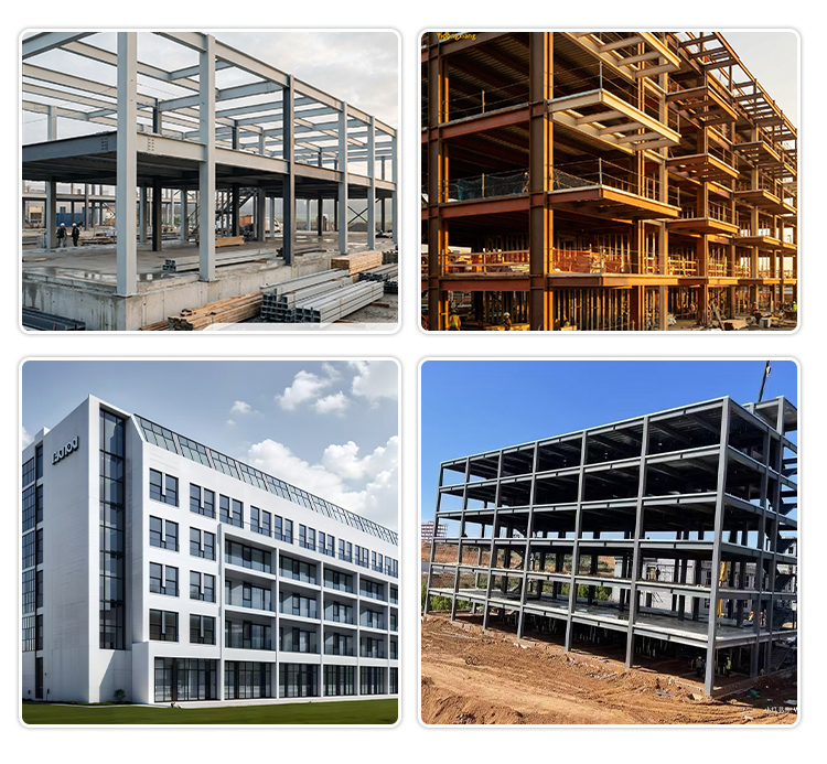 Modern Design Multi-story Prefabricated Steel Structure Apartment Building Seismic &amp; Fireproof with Rockwool Insulation