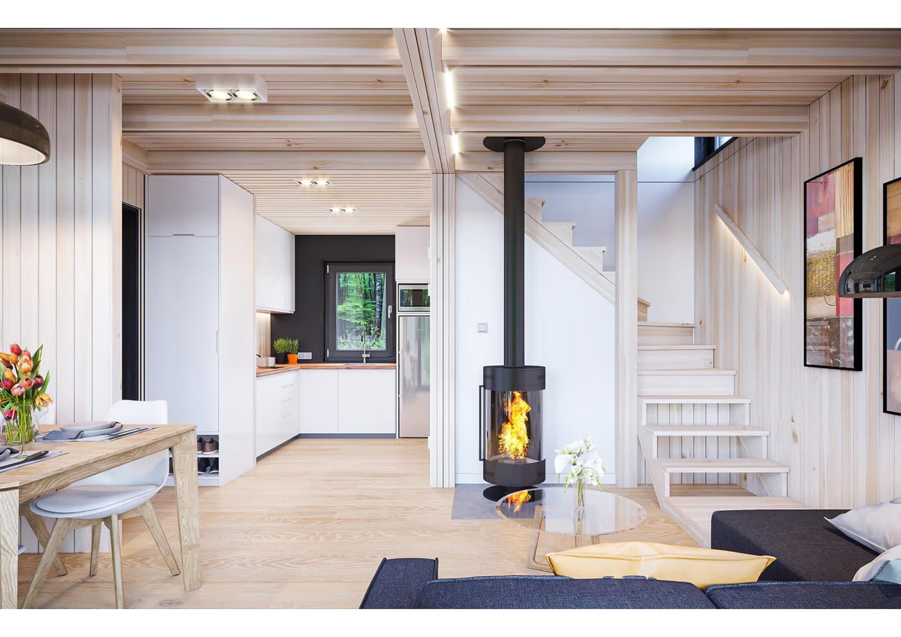 Modern Light Steel Prefabricated Residential Villas Stylish Manufactured Home