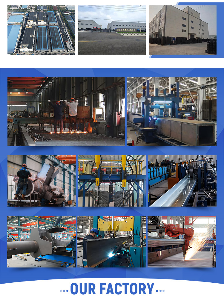 Workshop manufacturing line for steel columns