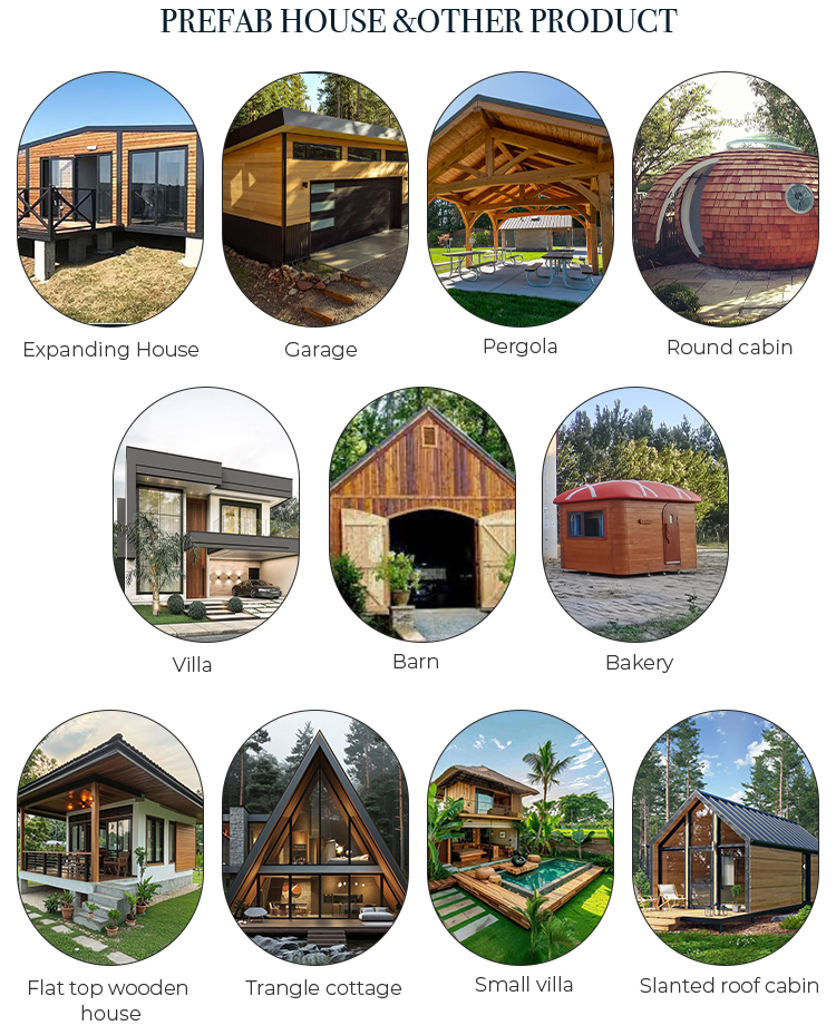 Luxury Prefabricated Wooden House Tiny Home Mobile House Prefab Cabin Miniature House Comfortable Residence From China Wooden