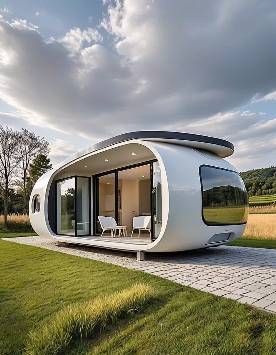 Latest Design Prefabricated Container Scenic Area Modular Space Cabin Mobile House Guesthouse Office Intelligent Residence