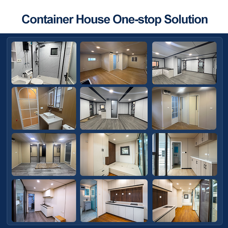 3 Bedroom 2 Bath Container Homes 40ft Luxury House Folding 20ft Prefab Expandable Prefabricated Living Prefab Container House