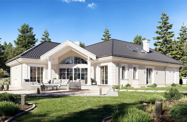 One story villa