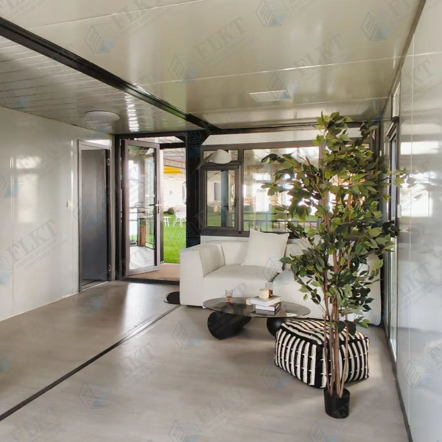 FLKT ISO Approved Waterproof Expandable Container House 2 Years Warranty Source Factory Prefabricated Mobile Home for Camping