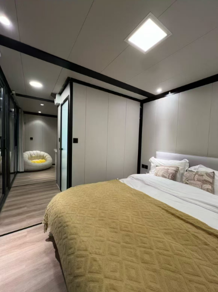 20 40Ft Luxury Modular Home Prefabricated Garden House Two-Story 4 5 Bedroom Expandable Container Living Room Home Office Quick