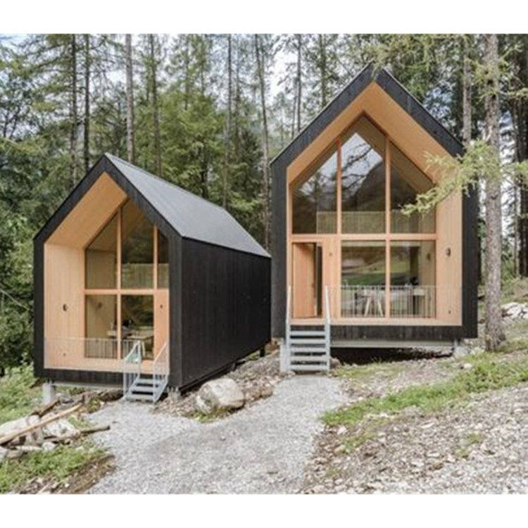 Luxury Prefabricated Wooden House Tiny Home Mobile House Prefab Cabin Miniature House Comfortable Residence From China Wooden