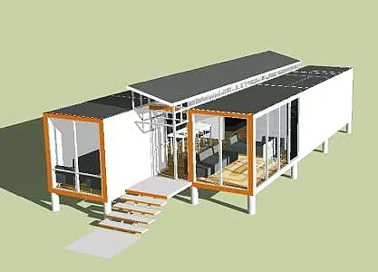 Deluxe Ocean Bespoke Prefab Makeover Recycled Home Modular Container House Portable Villa
