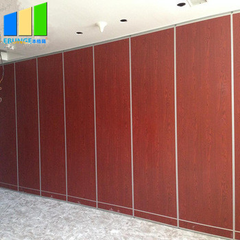Acoustic Room Divider MDF Melamine Soundproofing Panels Movable Sliding Hotel Movable Wall Partitions