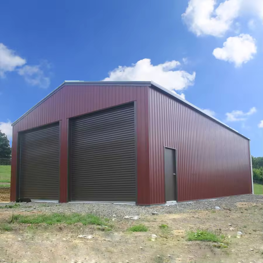 Practical Prefabricated Steel Structure Warehouses For Office Building Garage Shed