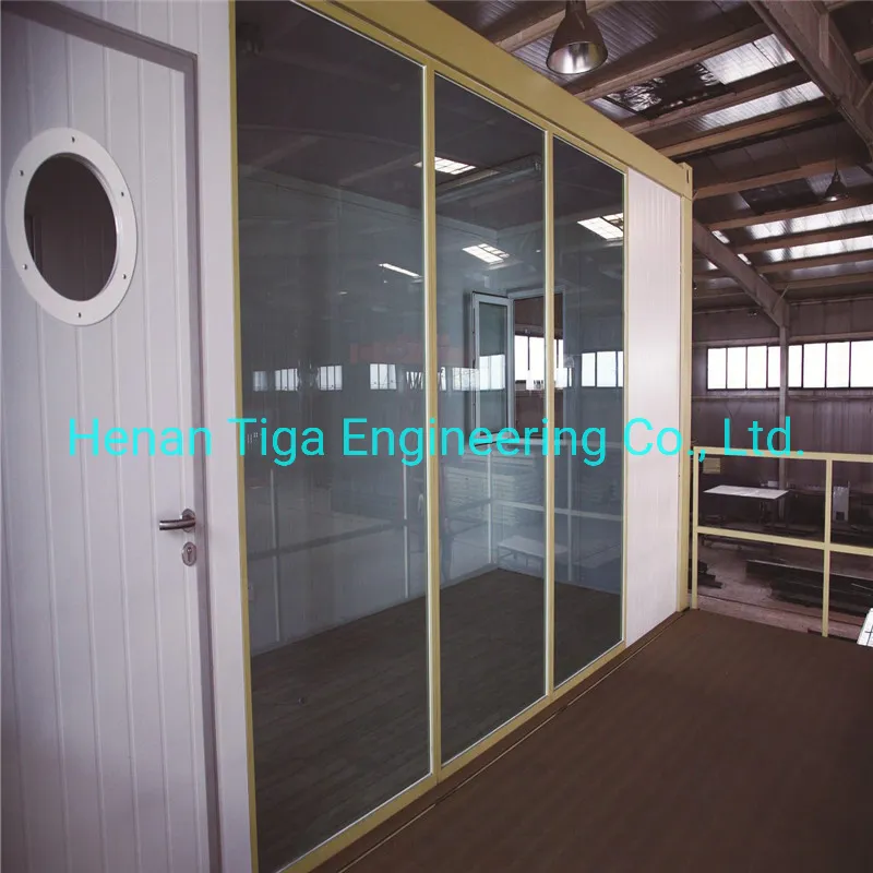 Two Storey Modular Worker Living Construction Site Office Prefabricated Foldable Container House
