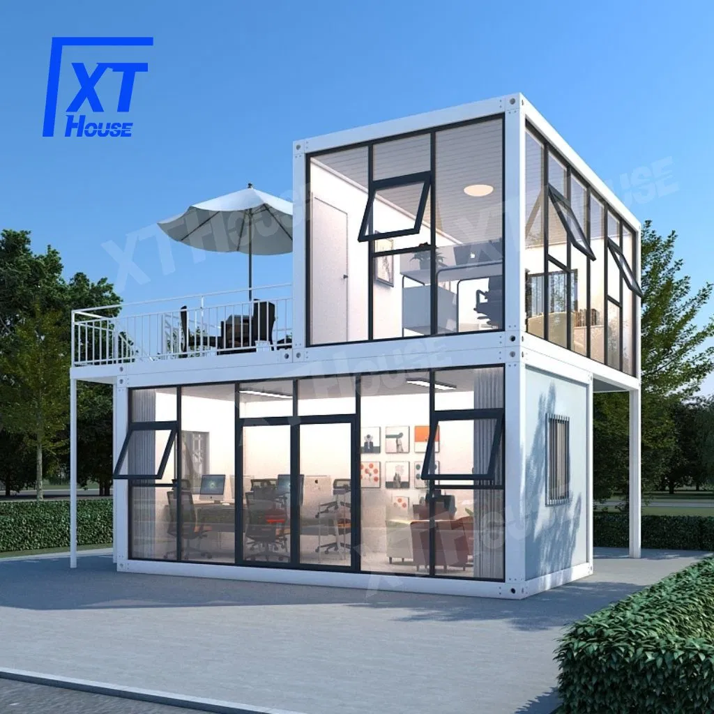 Cheap Modern 20feet Flat-Pack Factory Wholesale Price 20FT Modular Living Container House Flat Pack House Ready to Living Prefabricated Portable Container House