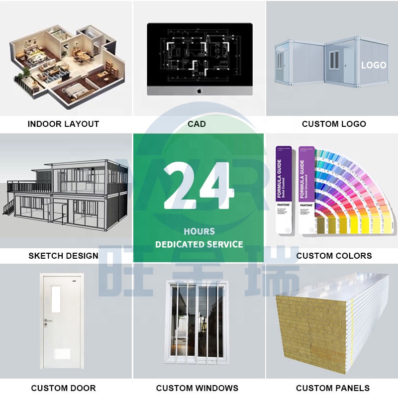 YT 2025 High Quality Retractable Earthquake-Resistant Prefabricated Steel Container Houses Modern for Villas Residences Offices