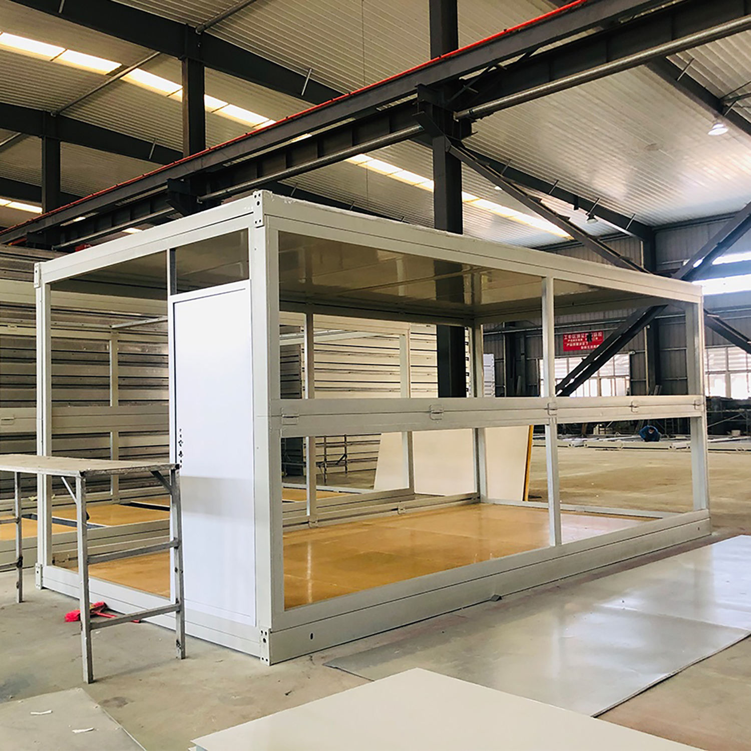 Foldable Container Office Building Prefab Modular Workspace for Business Commercial Use