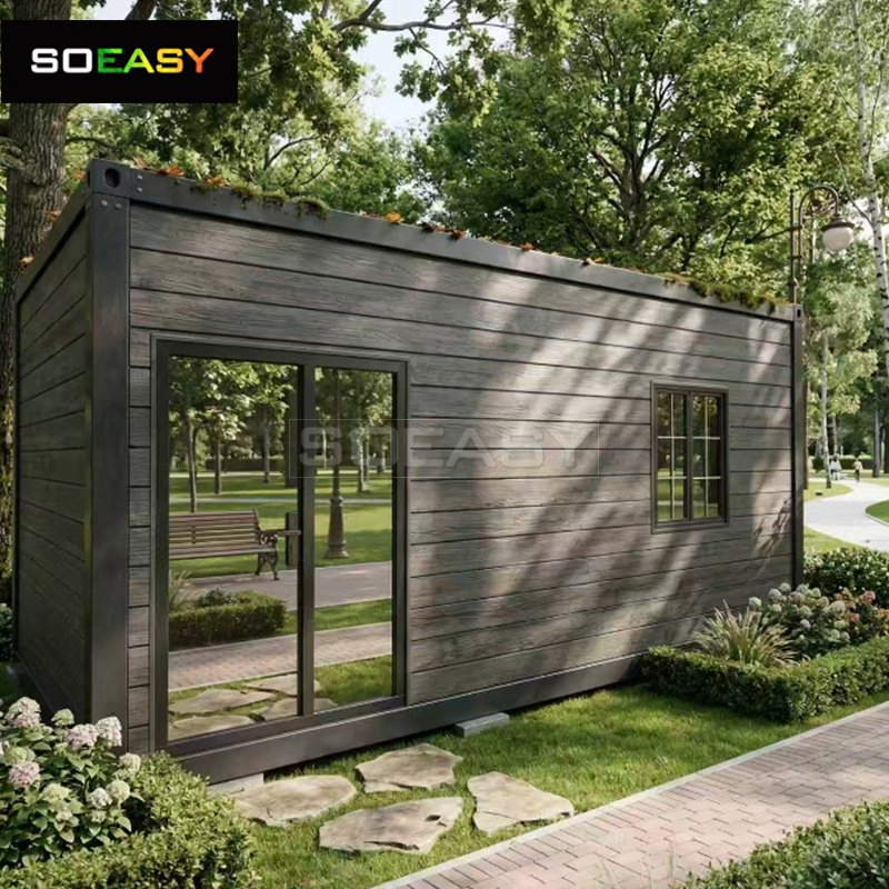 China Manufacturer Luxury Modular Labor Capsule Prefab Camp Flat Pack Dormitory Portable Detachable Container House Villa