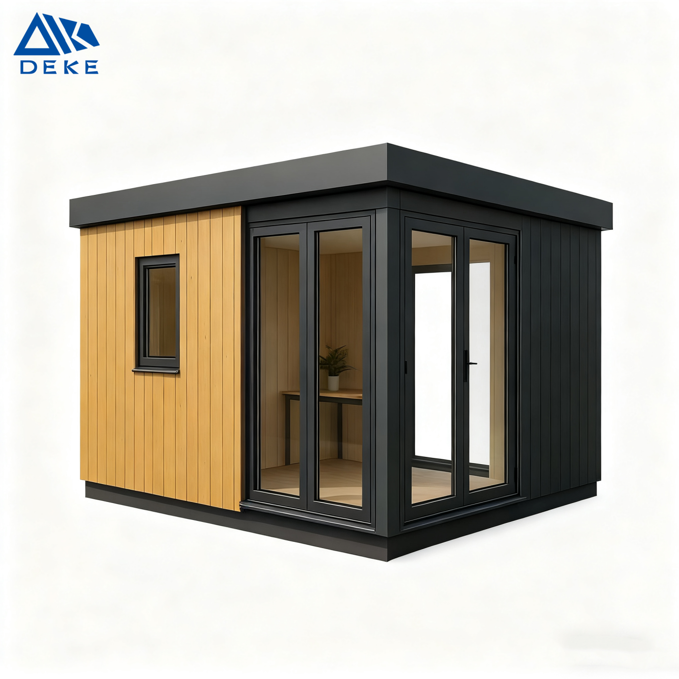 Custom Design Prefab Office Container House Backyard Garden Prefabricated Portable Office Home Modular House