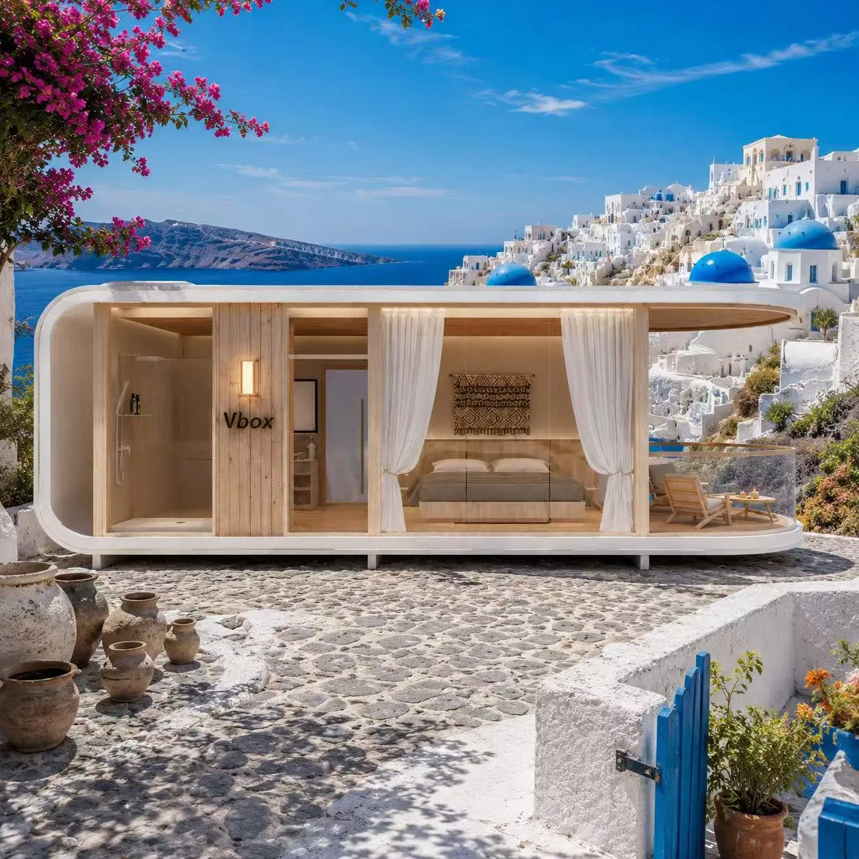 Modern Design Modular Prefab Homes Prefabricated Steel Frame Expandable Capsule Mobile Tiny House