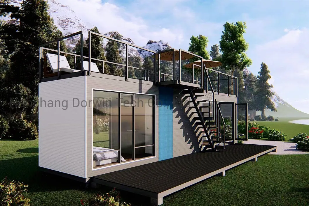Deluxe Ocean Bespoke Prefab Makeover Recycled Home Modular Container House Portable Villa