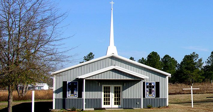 Pre Engineered White Steel Structure Church Building Prefabricated Metal Chapel Community Center Religious Hall Kit