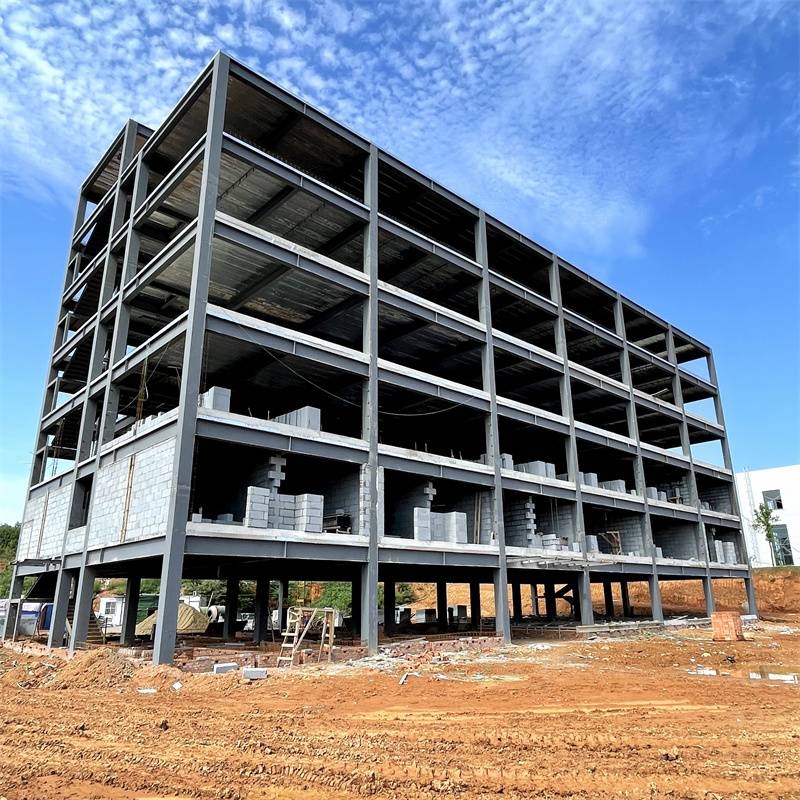Modern Structural Steel Multi-Story Modular Prefabricated Apartment Building Fast Install Customized Color 5-Year Warranty