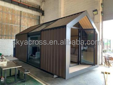 China Ready-made Skyacross Prefabricated Luxury Villa Tiny Housing Steel Prefab Housing Prefab House