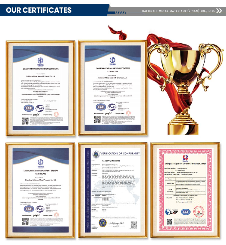 Quality Certifications