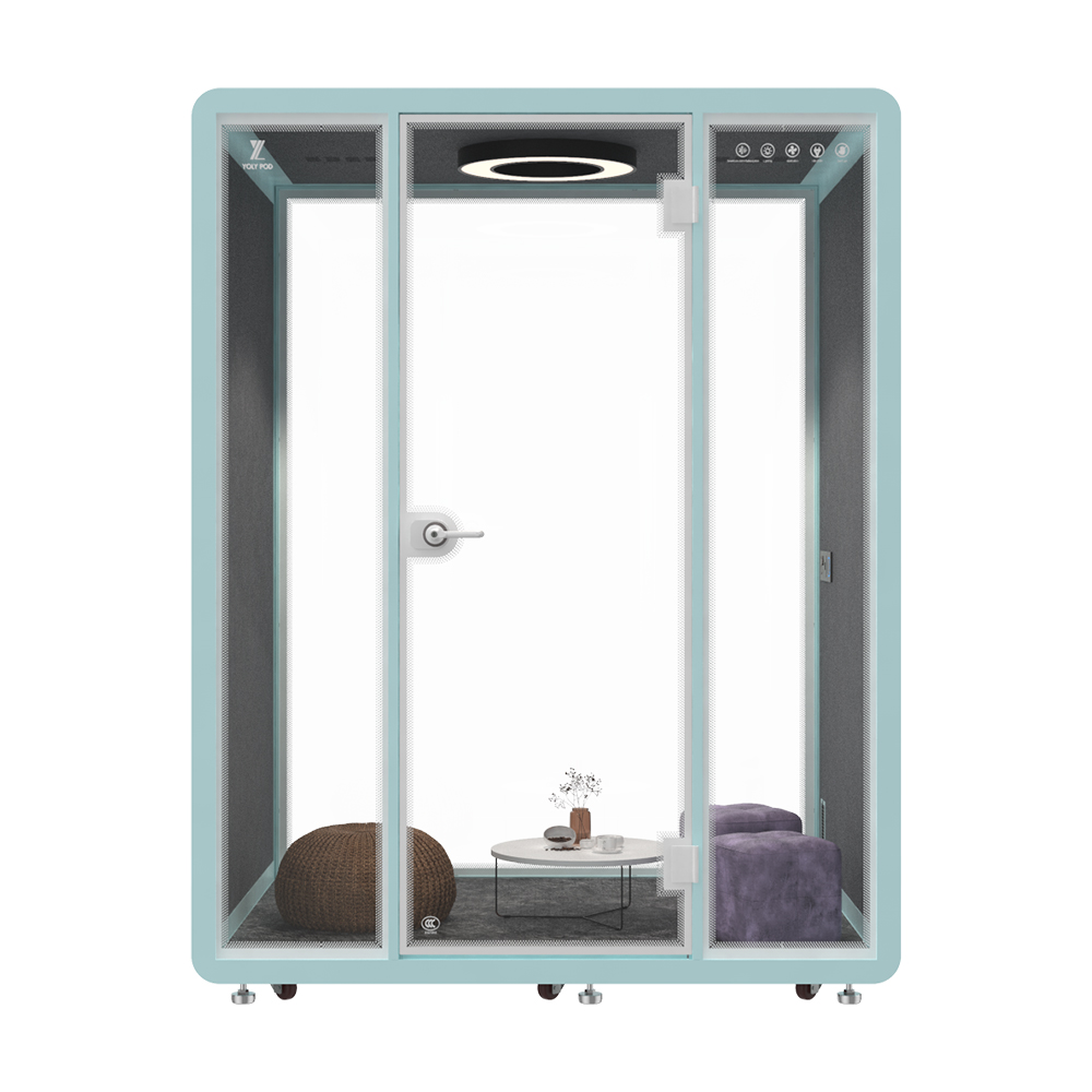 Customized for Educational Application Soundproof Booth Soundproof Mini Classroom Booth Online Learning Pod with Power Supply