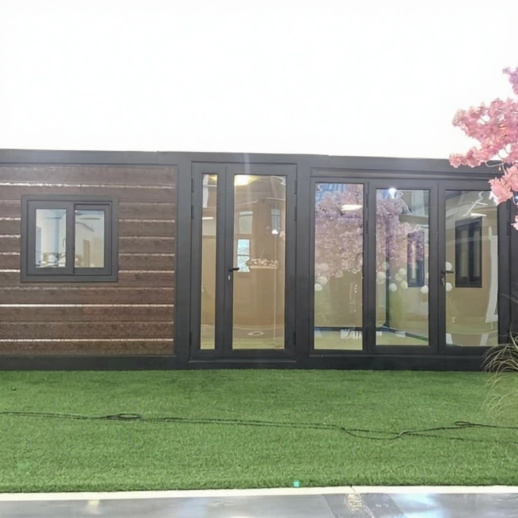 20 40Ft Luxury Modular Home Prefabricated Garden House Two-Story 4 5 Bedroom Expandable Container Living Room Home Office Quick