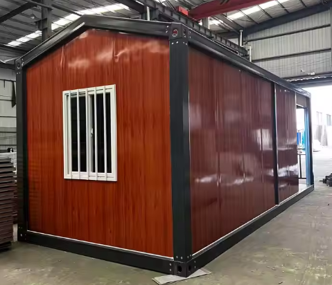 Contemporary A-frame 20ft 40ft Steel Container Villa Hotel Sandwich Panel Material Container House