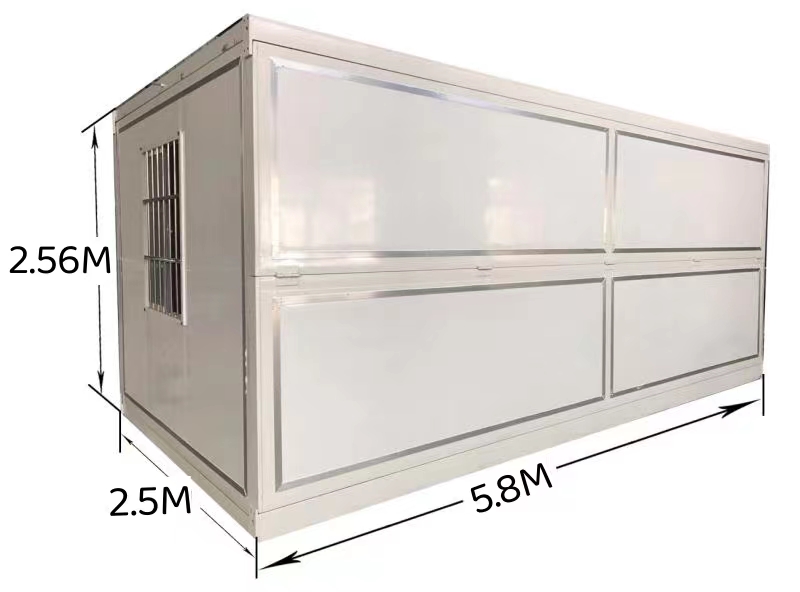 Foldable Container Office Building Prefab Modular Workspace for Business Commercial Use