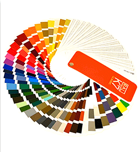 Wall panel + frame color card