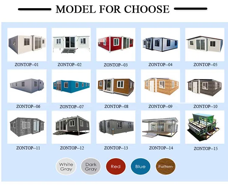 Living Design Storage Portable Luxury Three Bedroom 20FT 40FT Steel Prefabricated Modular Building Prefab Home Expandable Container House Detailed View