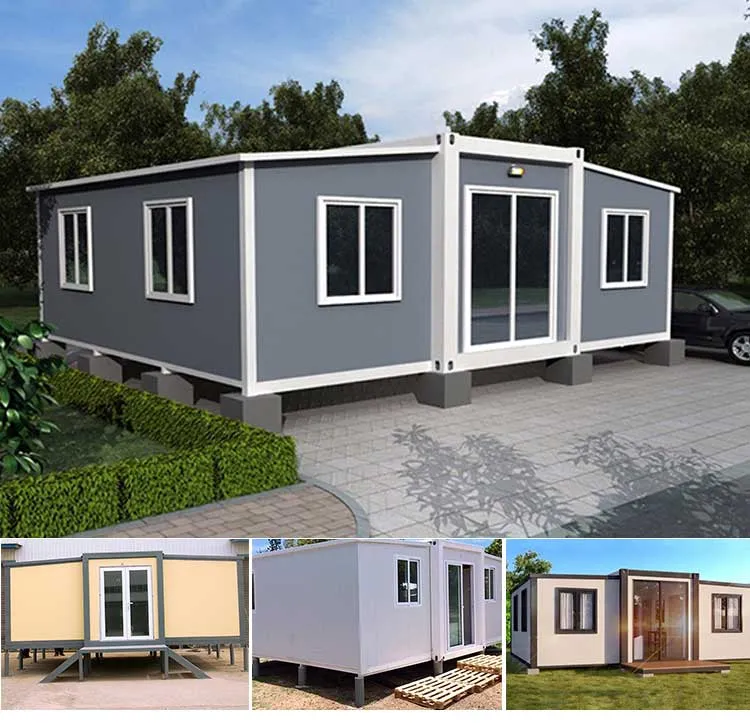 Living Design Storage Portable Luxury Three Bedroom 20FT 40FT Steel Prefabricated Modular Building Prefab Home Expandable Container House