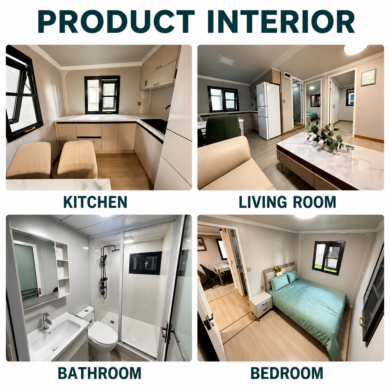 Environmentally Friendly 20-40 Foot Container Expandable Prefabricated Modern Hotel House Bathroom Villa Flat Mobile Home