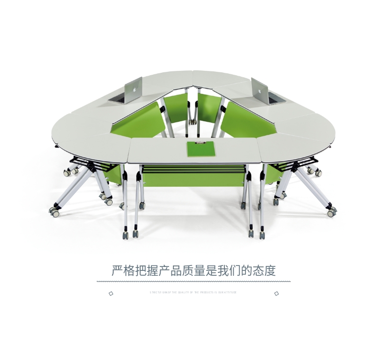 One-stop School Furniture Solutions: Smart Classroom Sets Featuring Trapezoidal and Modular Desk and Chair