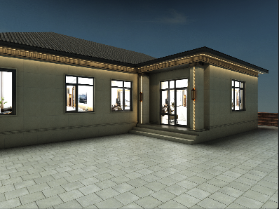 Fast Assembly Light Steel Structure Single-Story Detachable Villa Eco-Friendly Prefabricated Home for Resort &amp; Residential Use