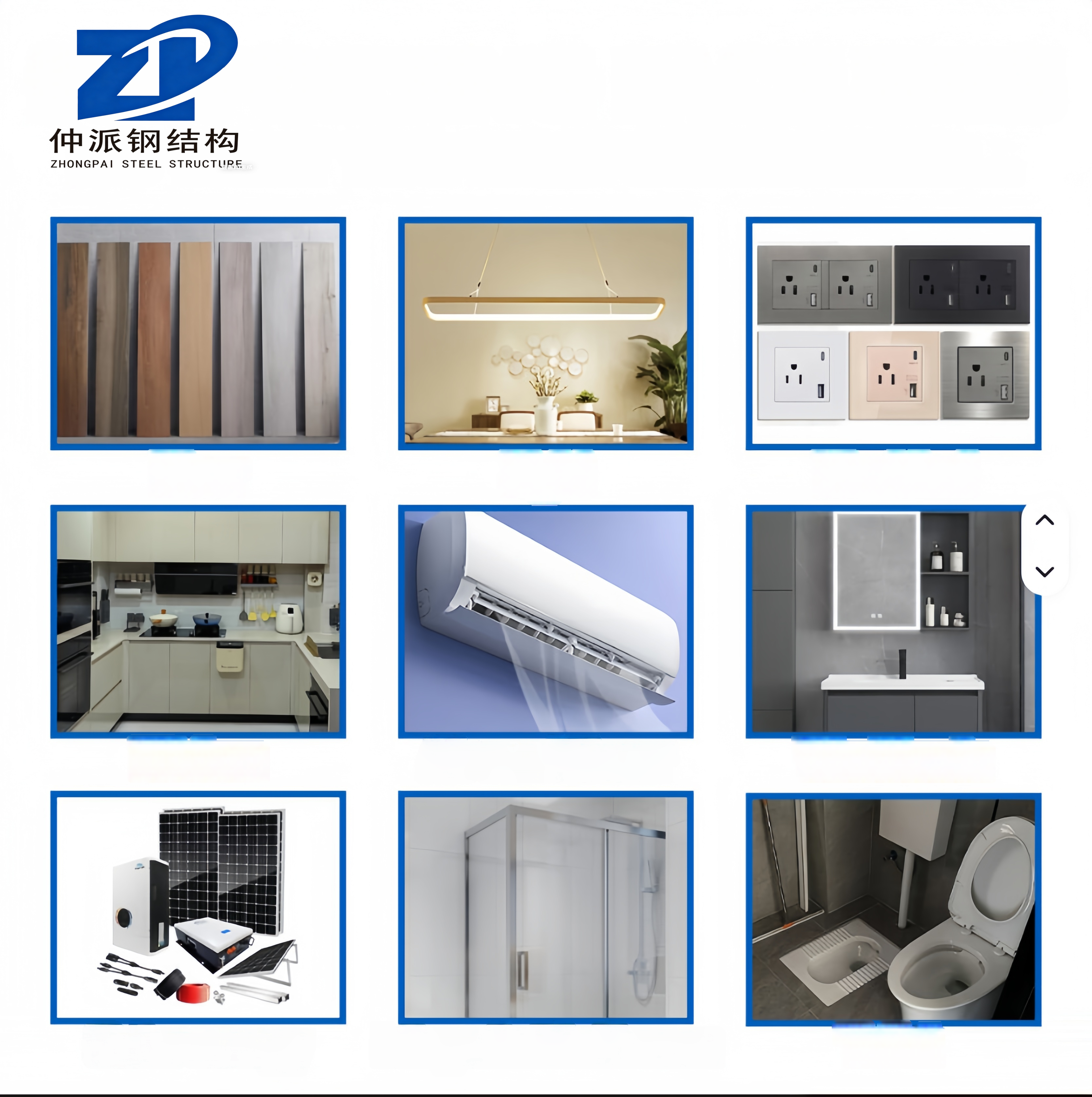 Detachable China Portable Integrated Movable Modular Office Building Luxury Prefabricated Container House Steel Sandwich Panel