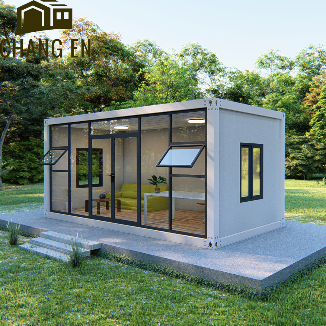 New Innovations 20ft Steel JHCE1 Container Easy Install Luxury Home Office Cabin Foldable Modular Tiny House for Sandwich Panel