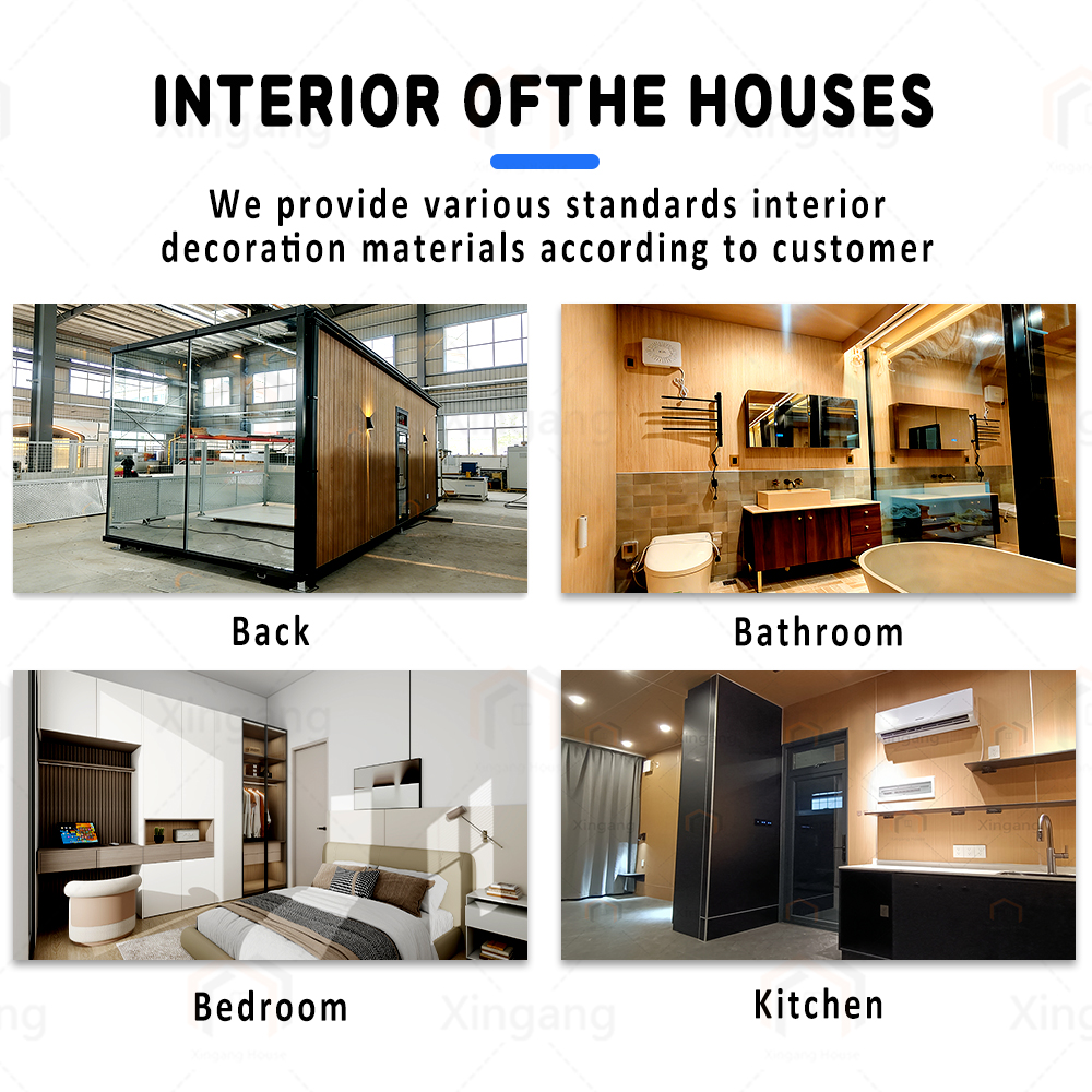 Luxury Hotels Ready Quick Install Modern Prefab Capsule House Modular Steel Structure Nordic Design Mirror Home Sauna
