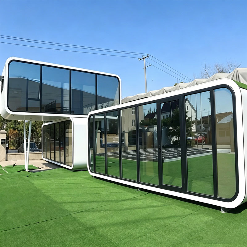 Mobile Modular Commercial Hotel Container Room Prefabricated Two-story Capsule Room Prefabricated Small House