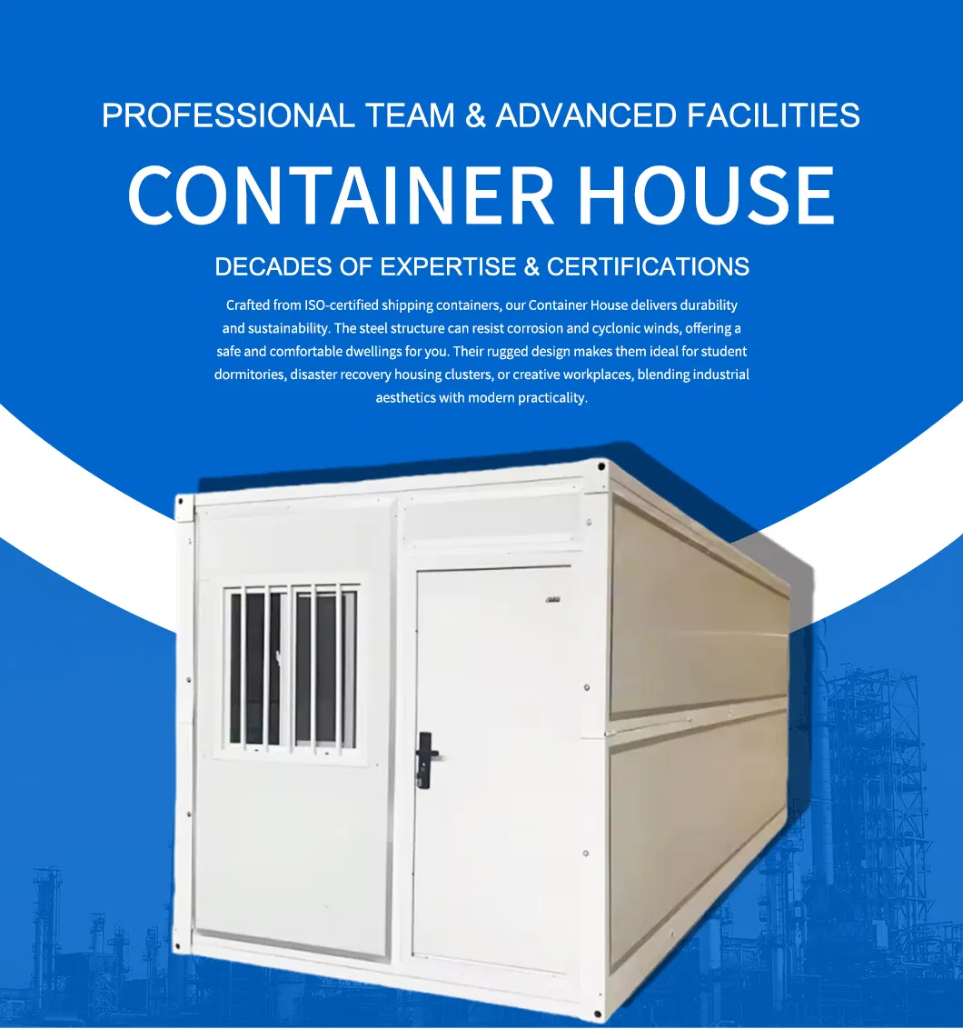 China Factory Prefabricated Prefab Capsule House Container House Steel Foldable House Modular Tiny House Pre-Built Home for Construction Site Office Living